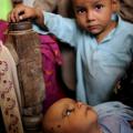 Refugees in Sindh. 