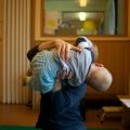 Young child is being treated in rehabilitation center in Brussels.